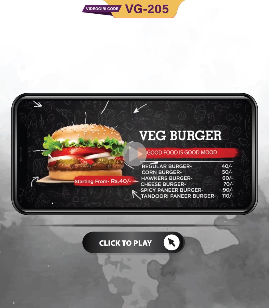 Food Promotional Videos Maker