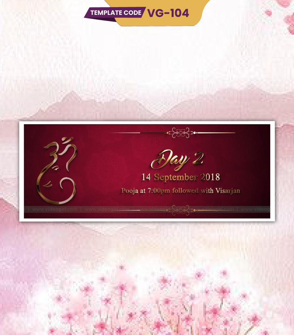 Ganesh Chaturthi Invitation Video