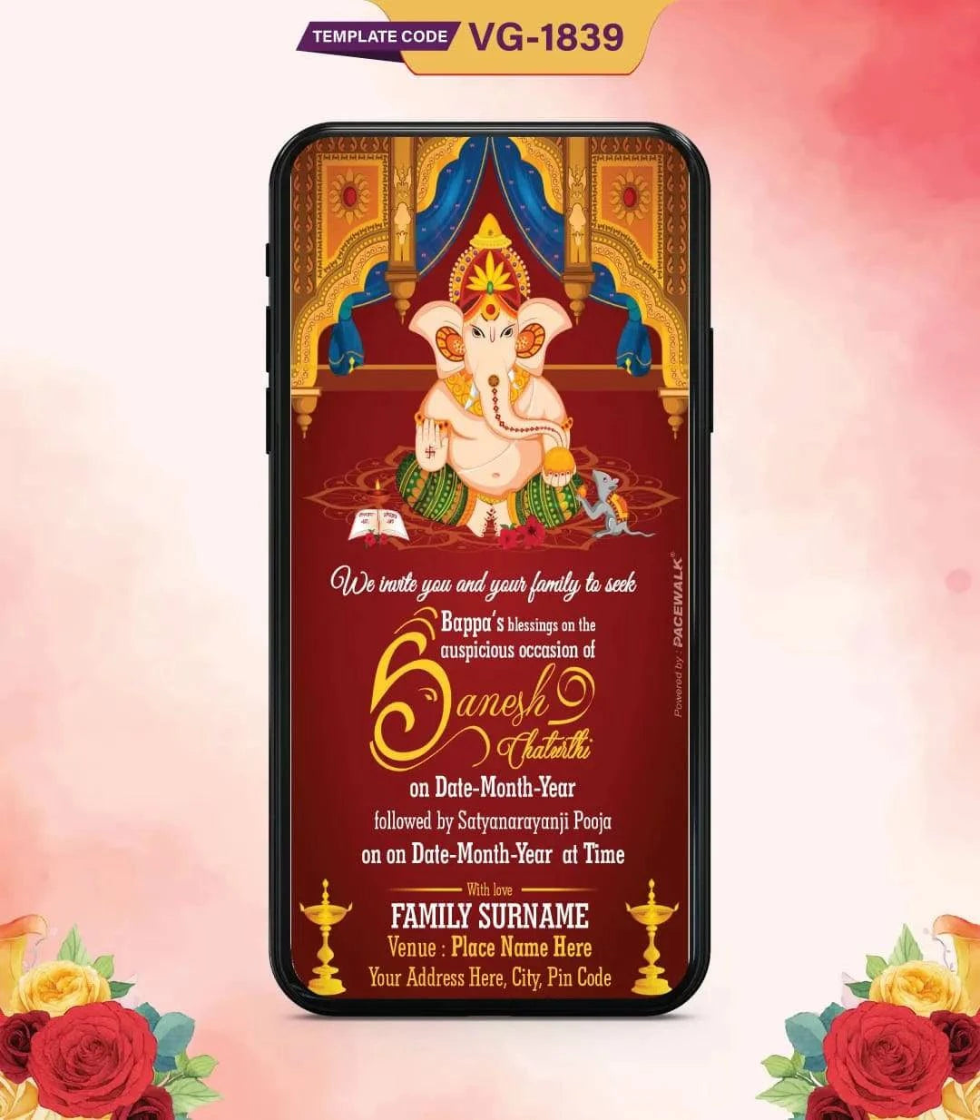 Ganpati Invitation