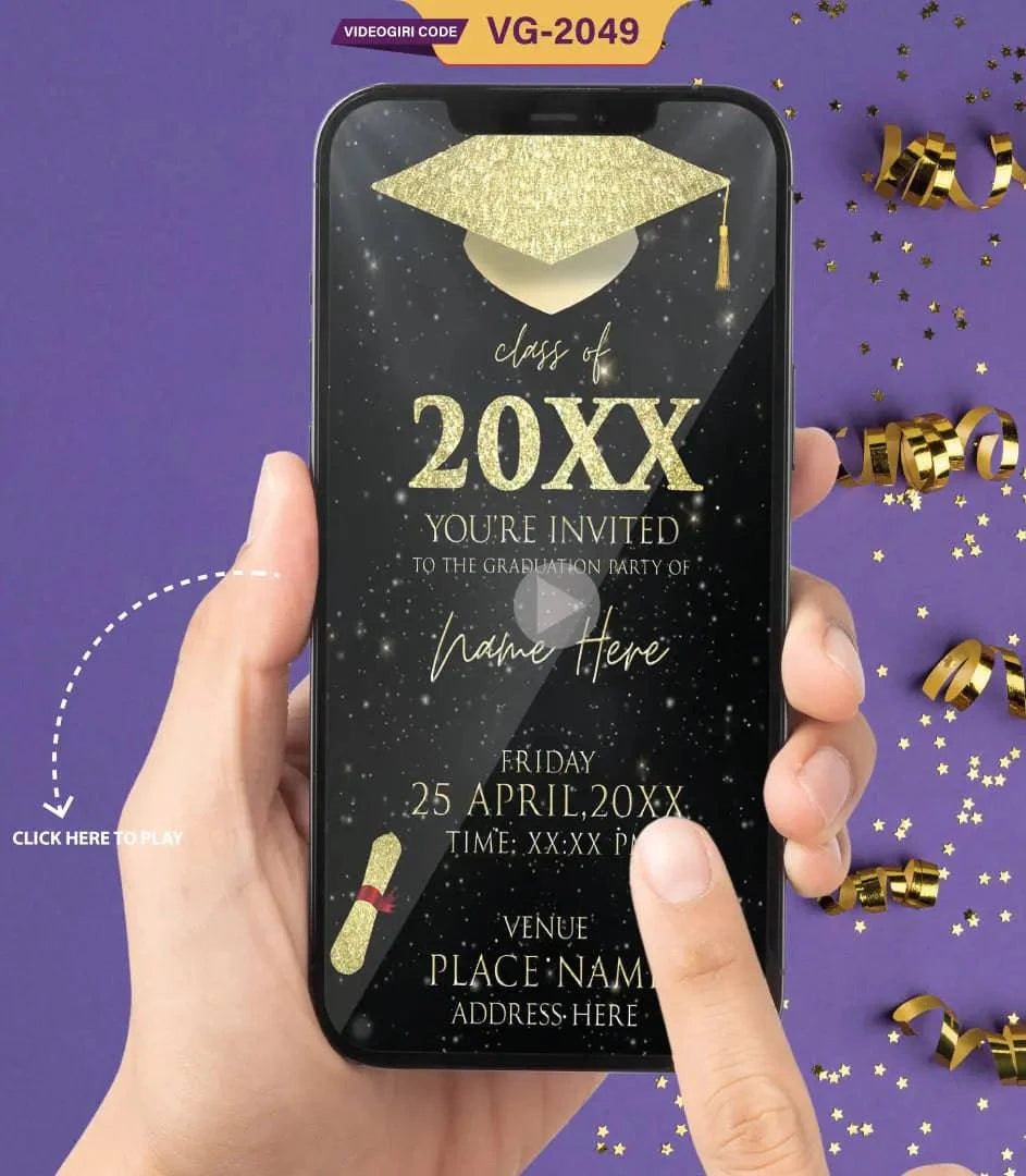 Graduation Party Invitation Video