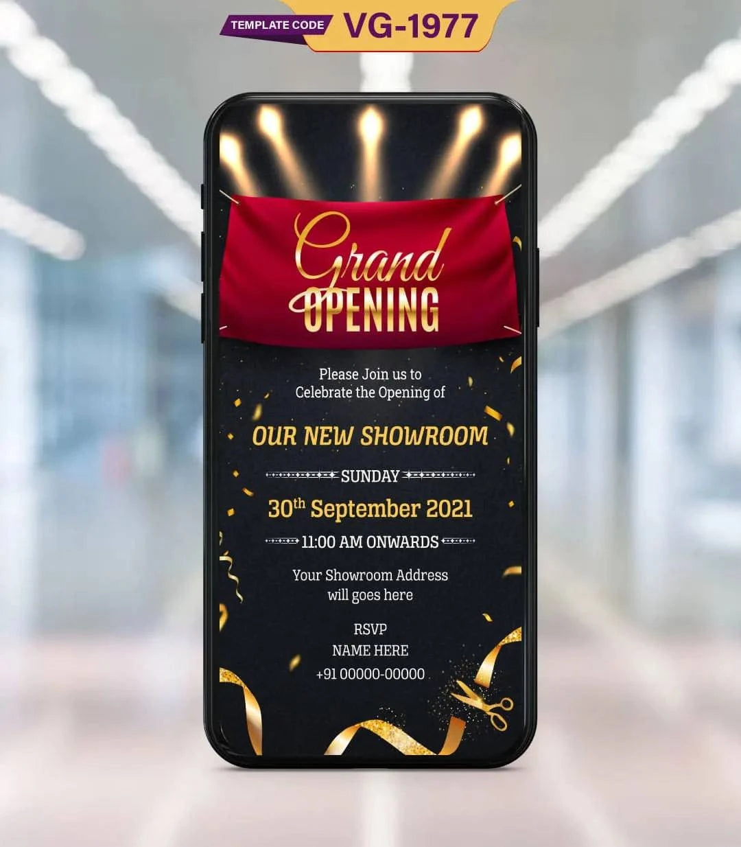 Grand Opening Invitation Card Online