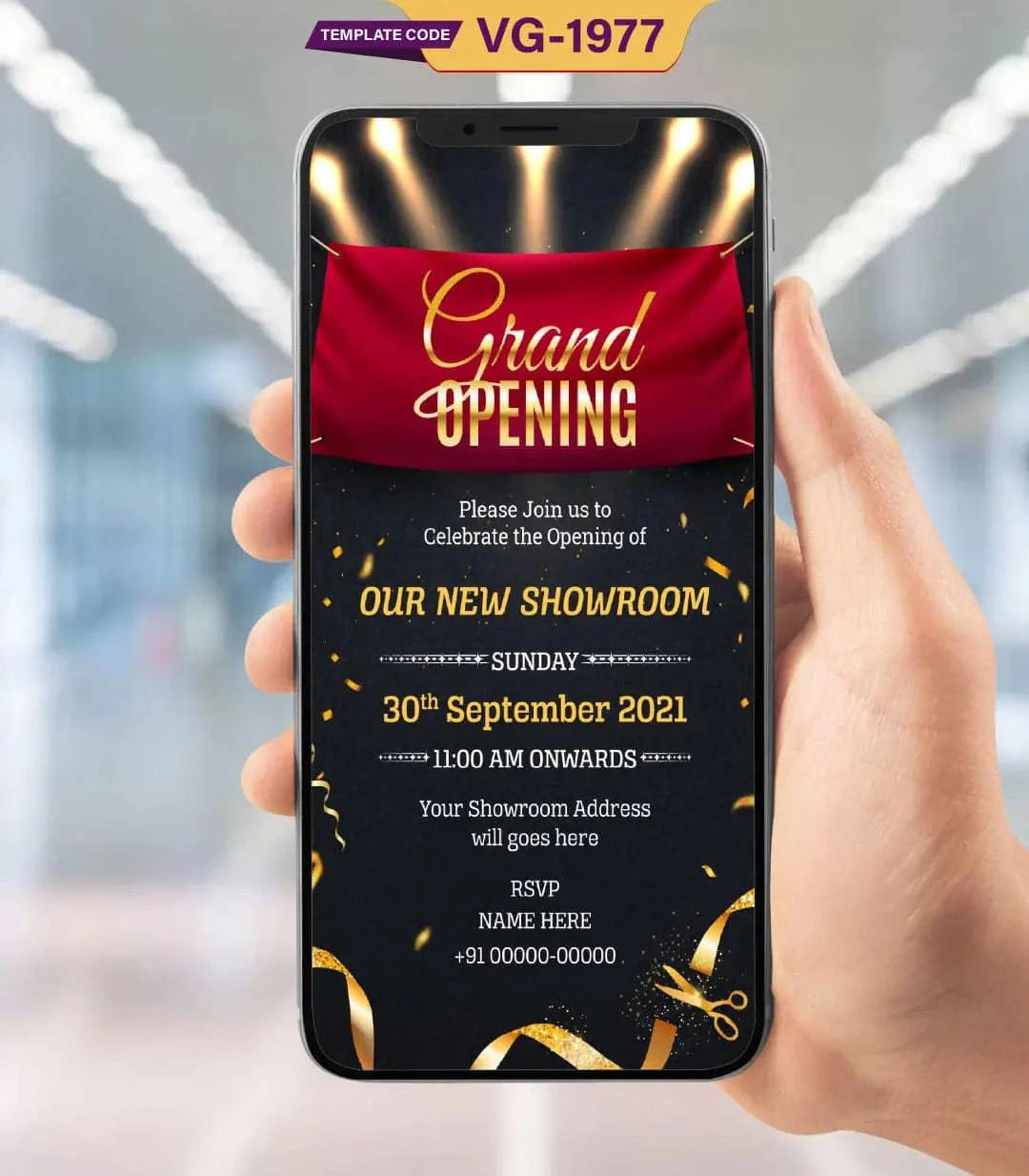 Grand Opening Invitation Card Online