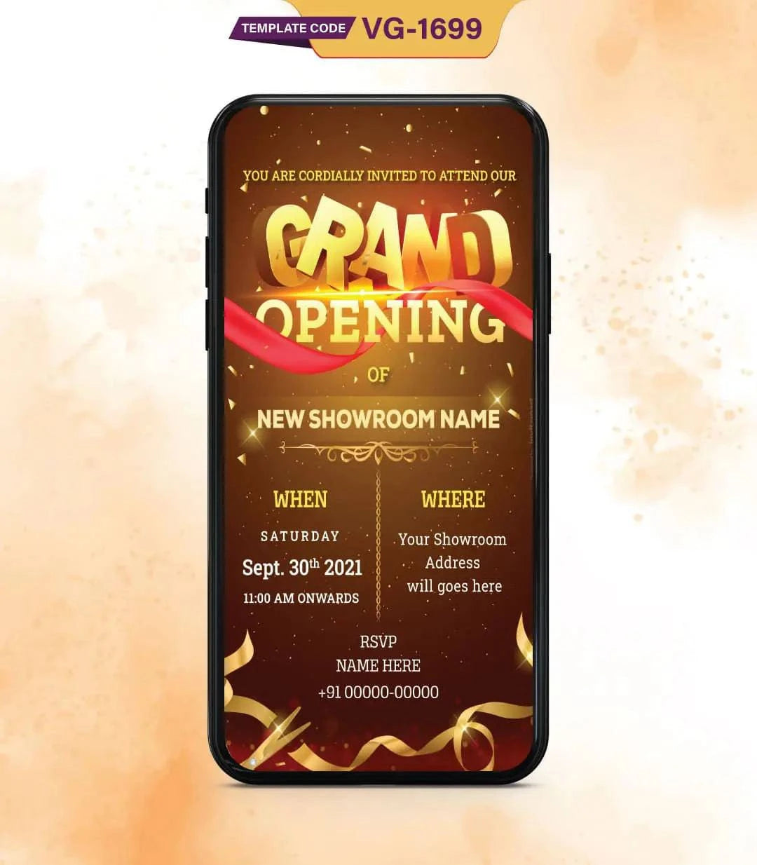 Grand Opening Invitation Maker