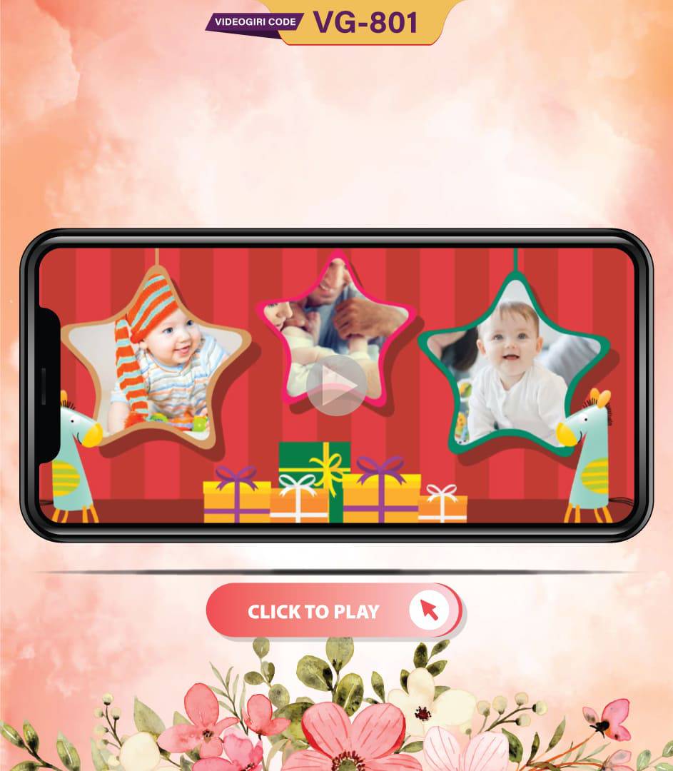 Happy birthday Party Invitation Video