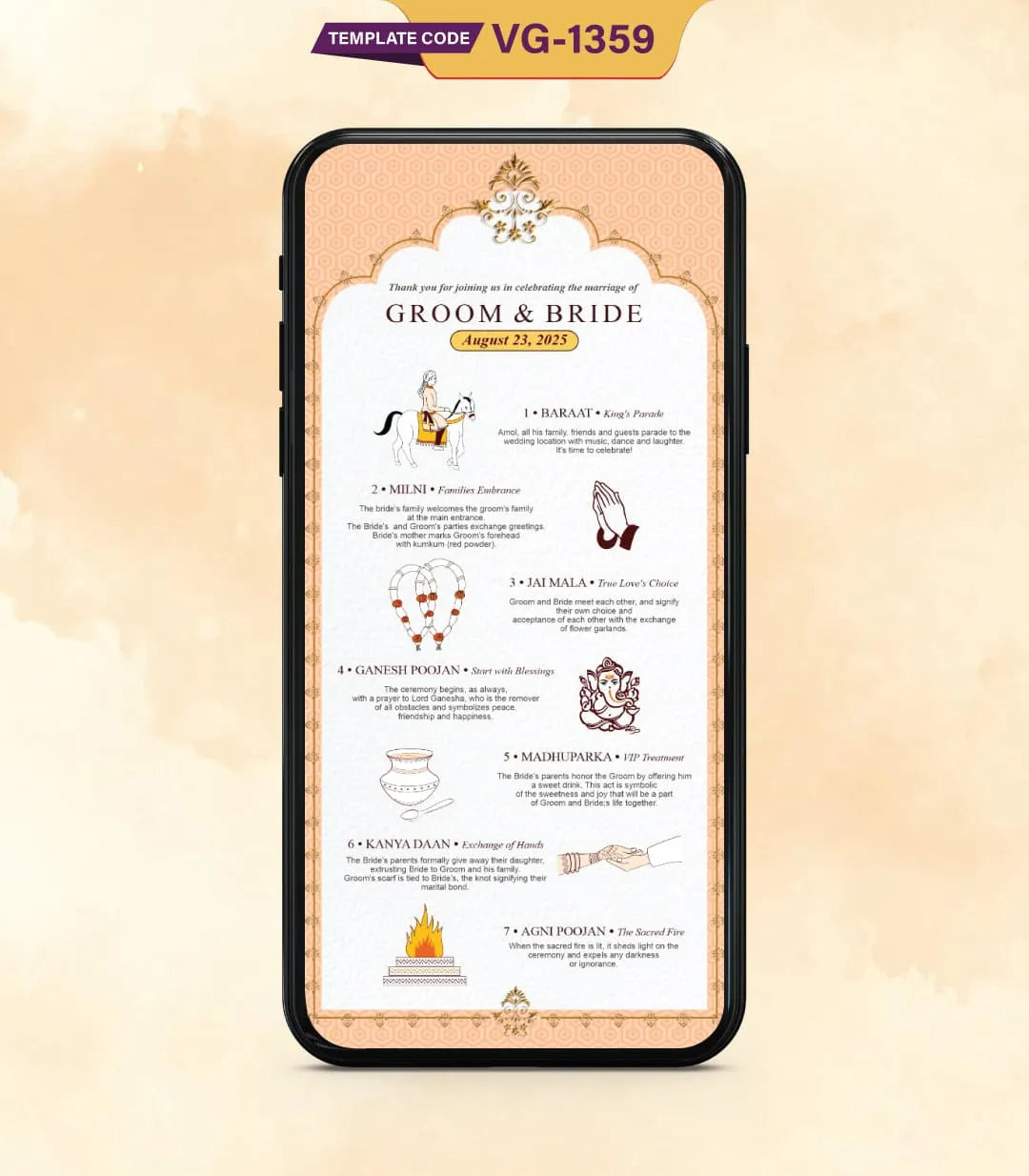 Hindu Wedding Invitation Templates