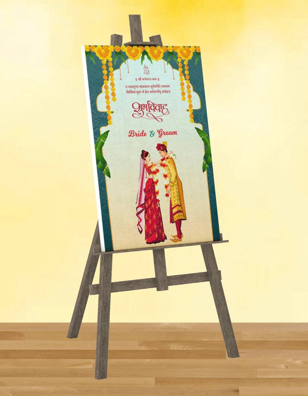 Hindu Wedding Signage Board