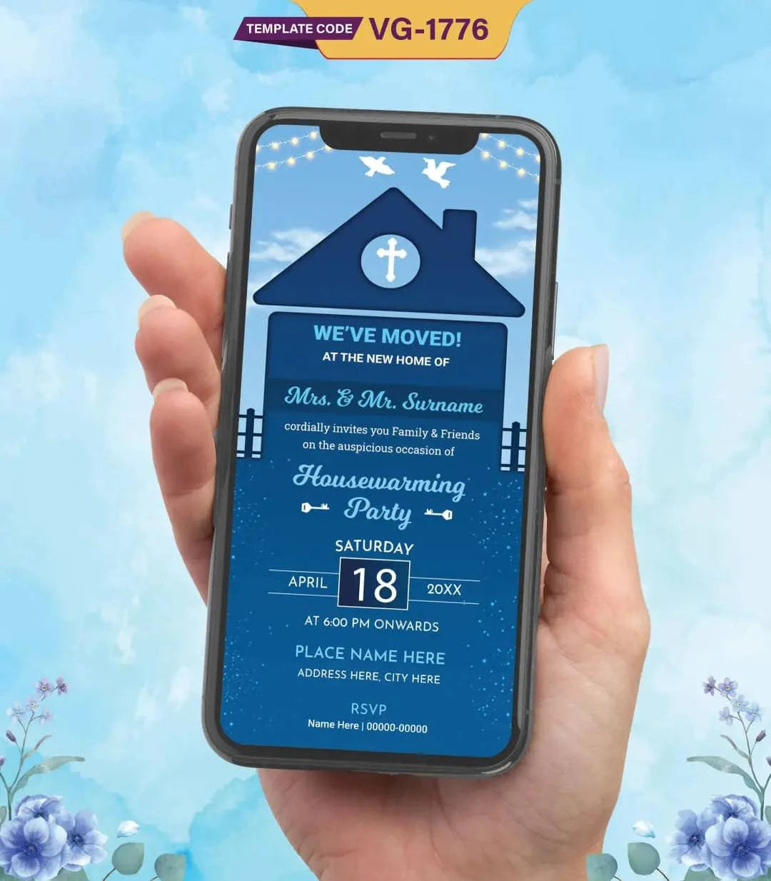 House Warming Invitation In English