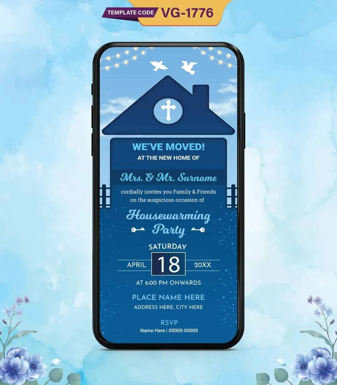 House Warming Invitation In English