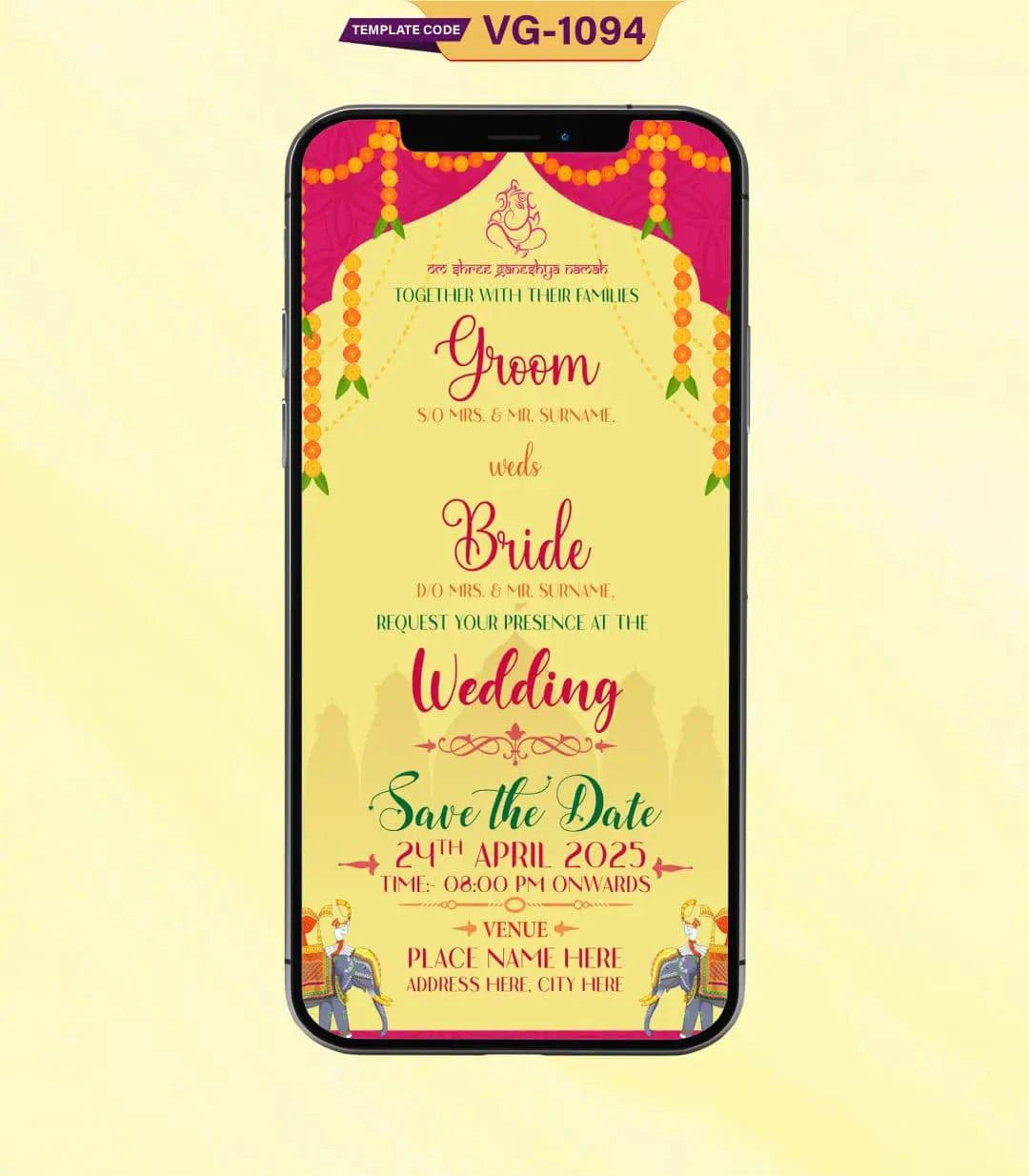 Indian Wedding Card Maker