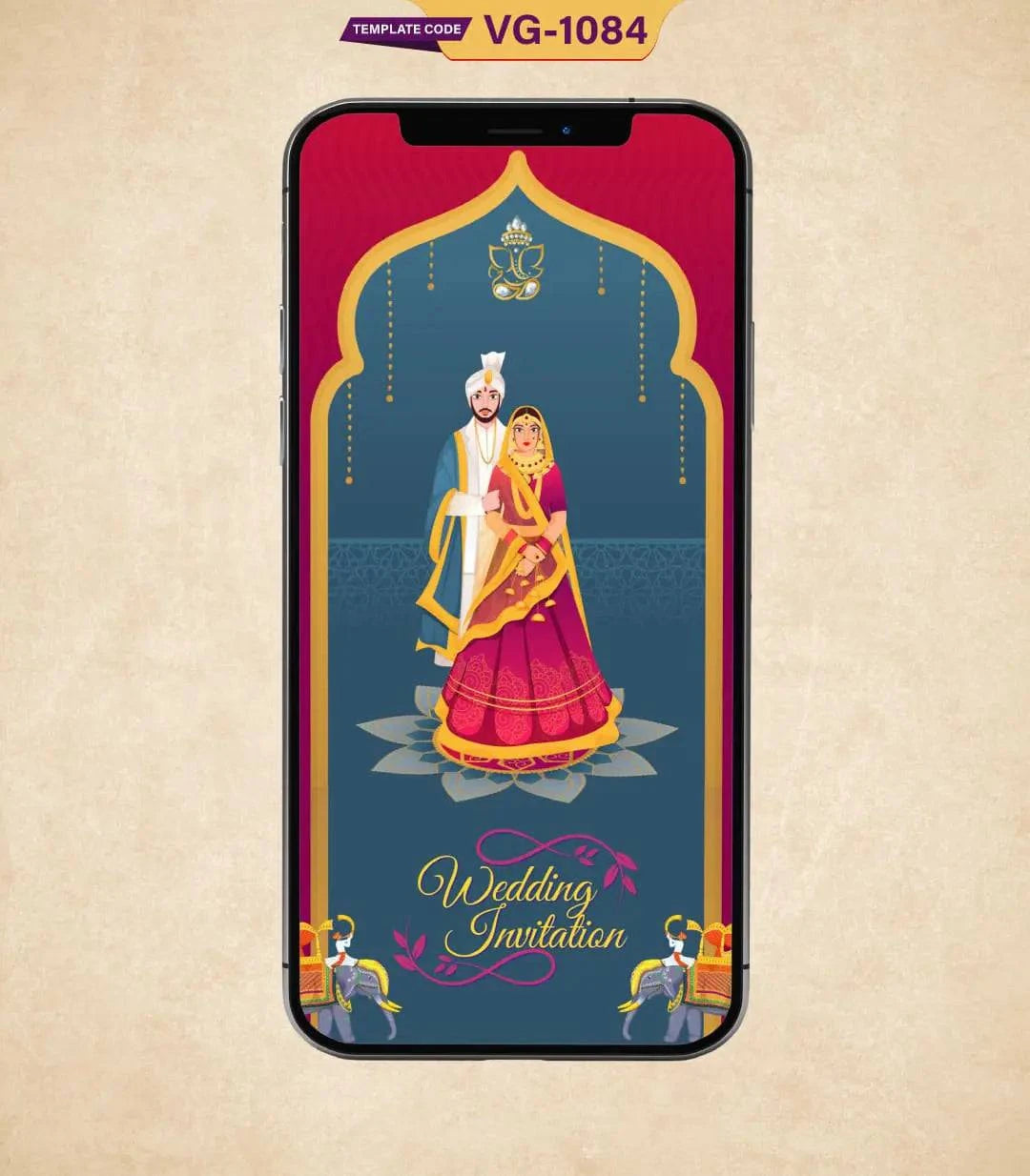 Indian Wedding Invitation Ecard