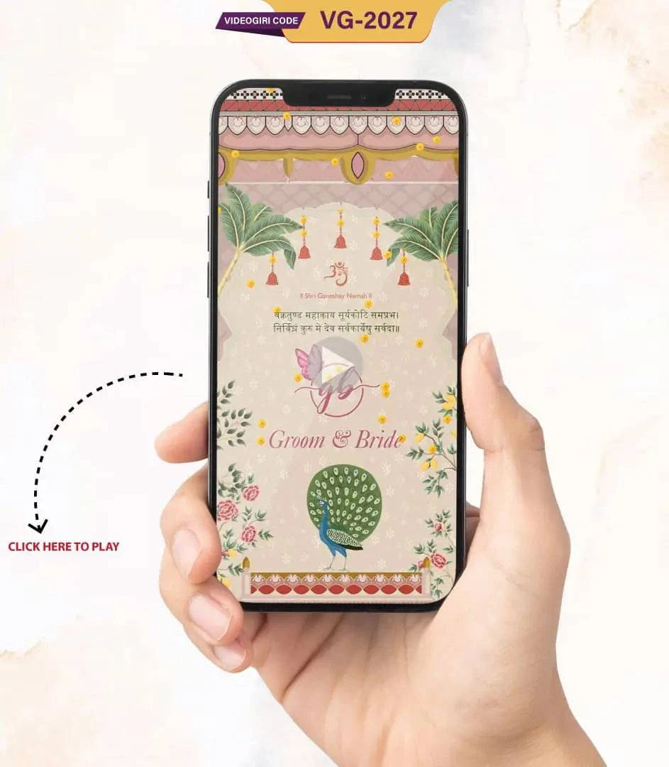 Indian WhatsApp Wedding Video Invitation
