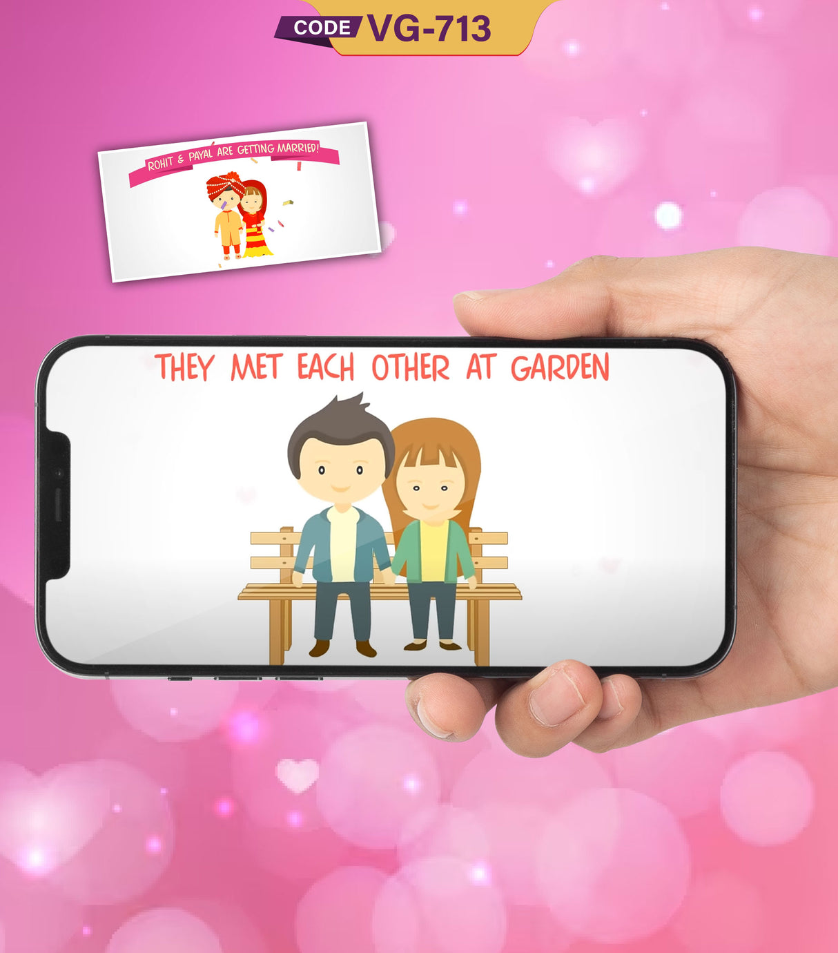 Indian Animated Wedding Invitation Video