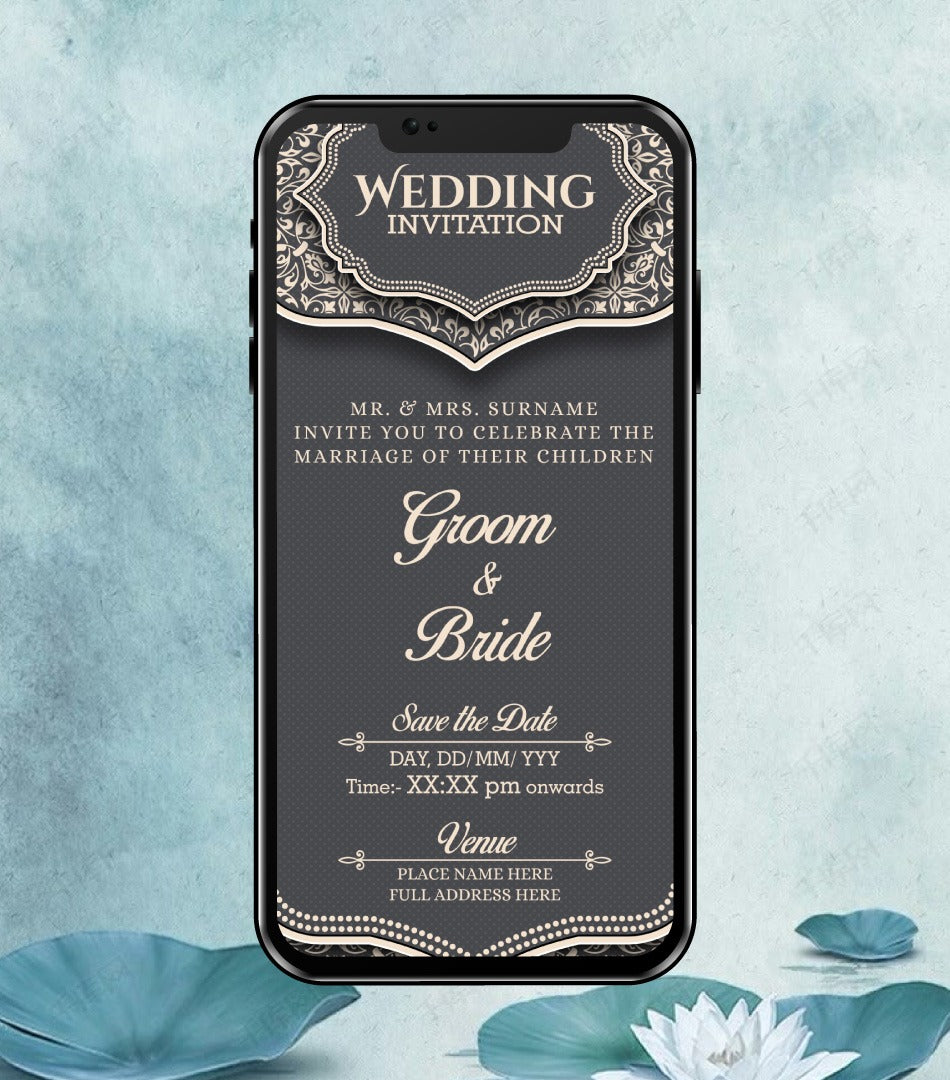 Indian Save The Date Wedding Card Maker