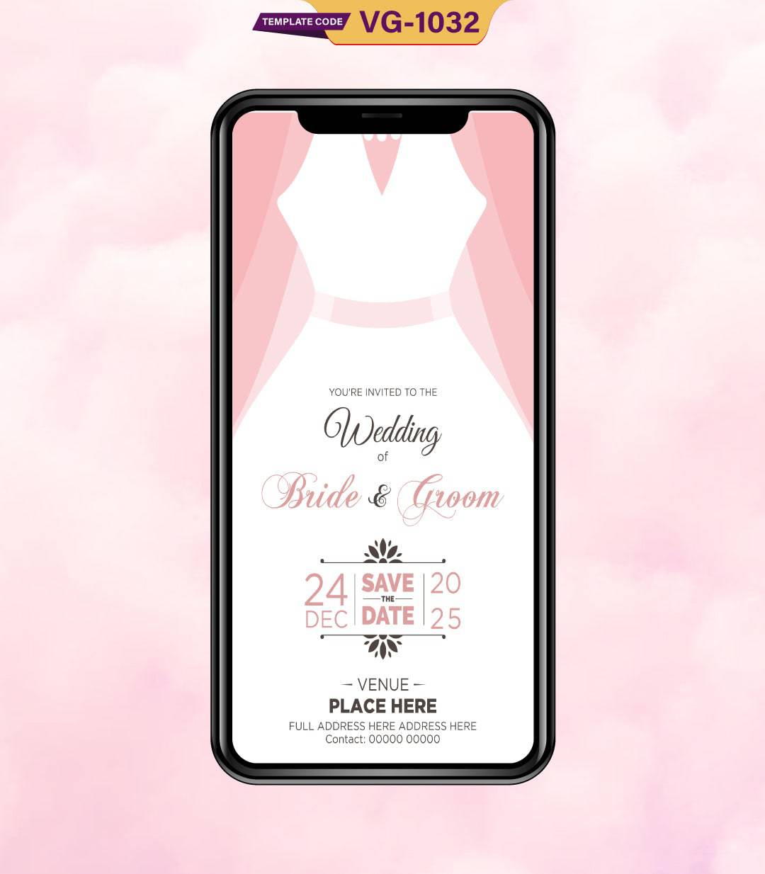 Latest Wedding Invitation eCards Bride Side