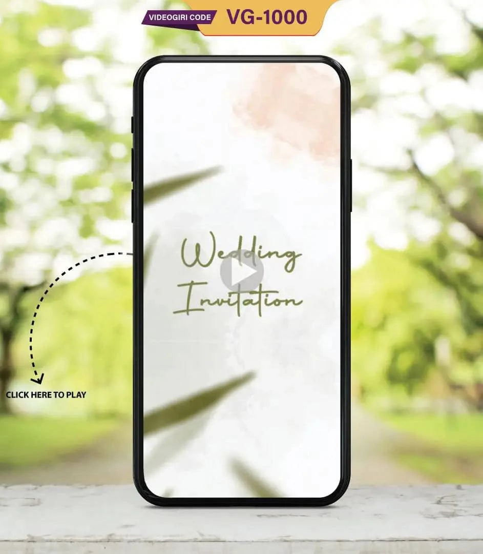 Leaf Wedding Invitation Video Online