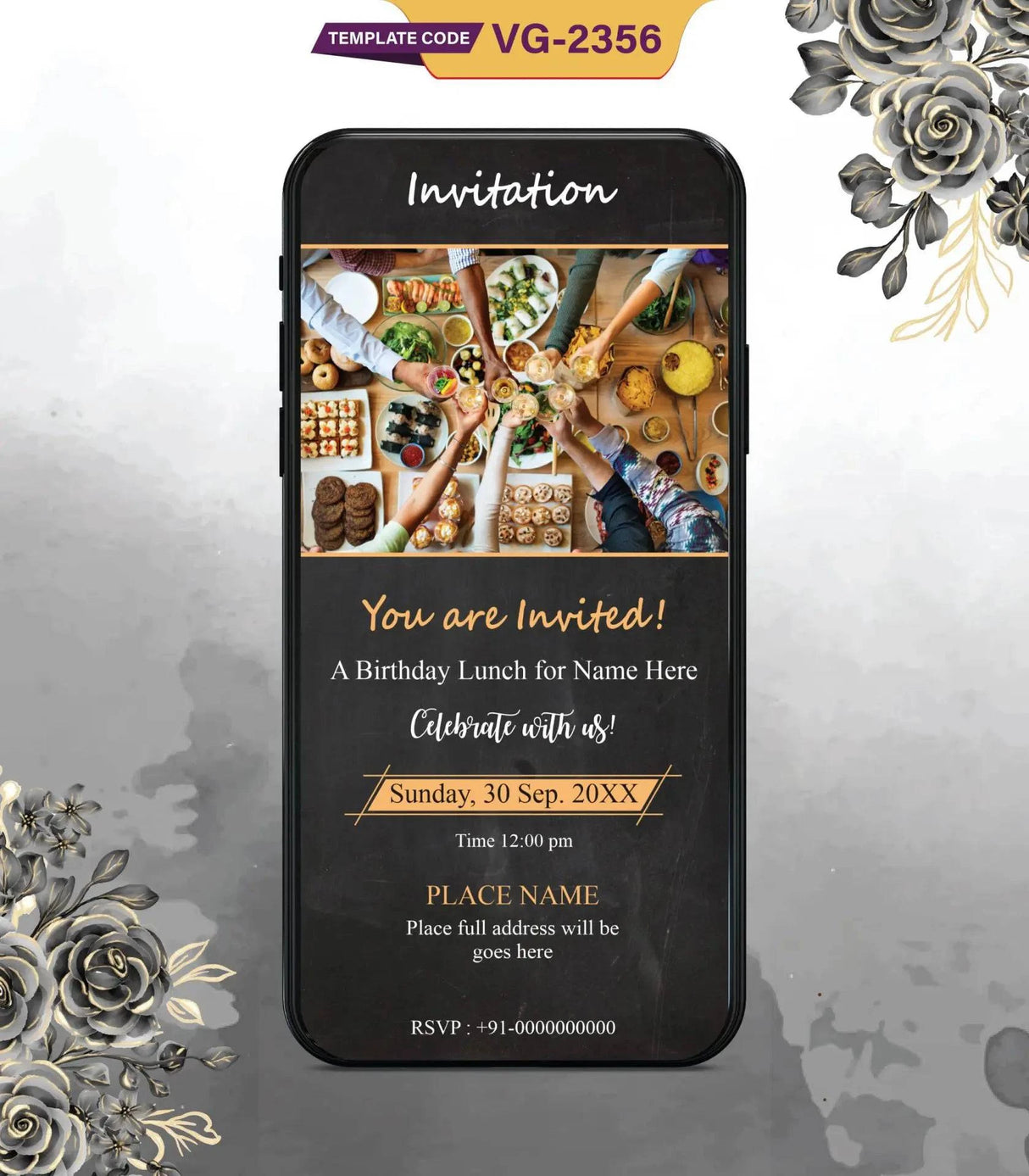 Lunch Invitation Template