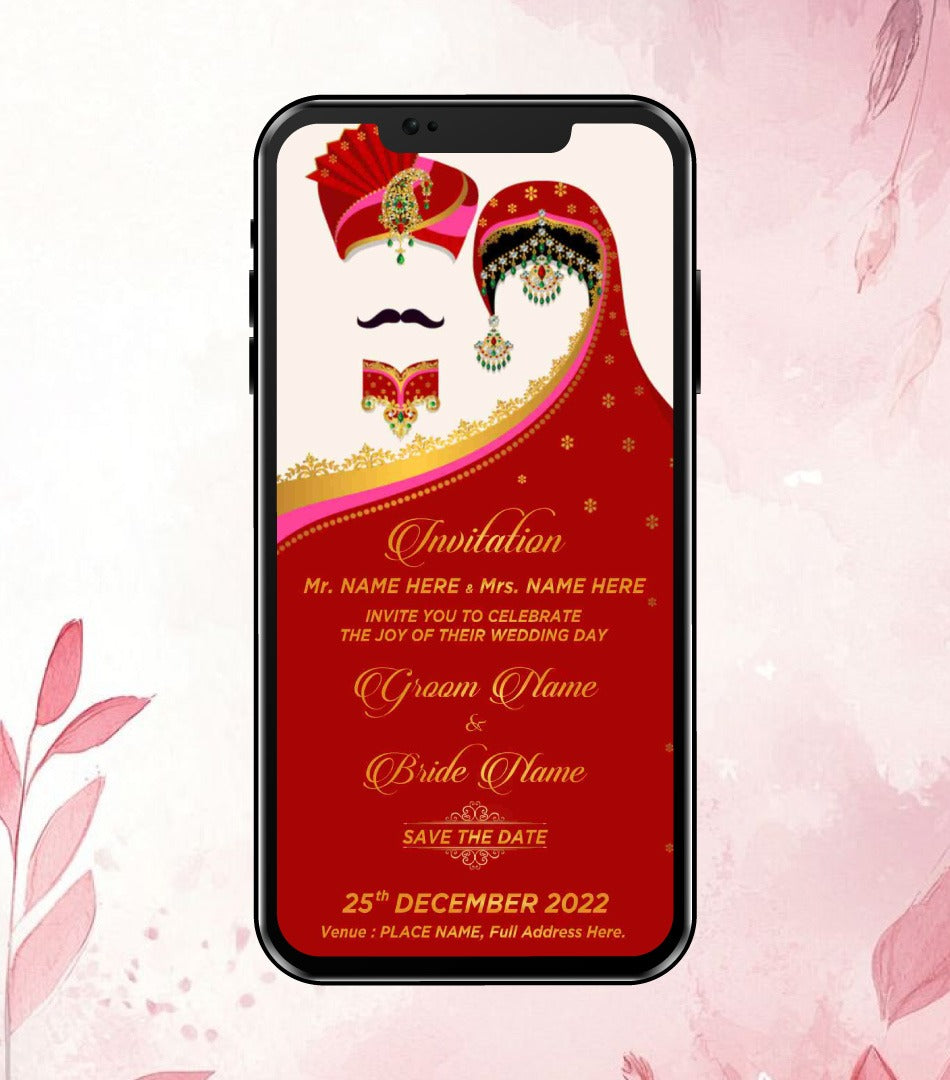 Marwari Wedding Invitation eCards