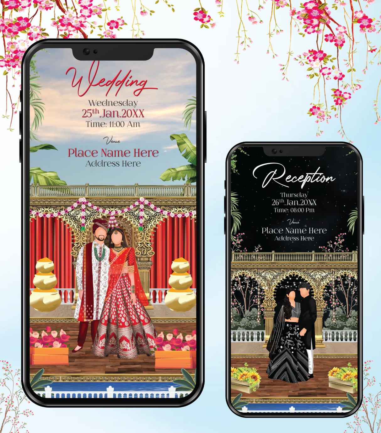 Multi-Event Wedding Video Invitation