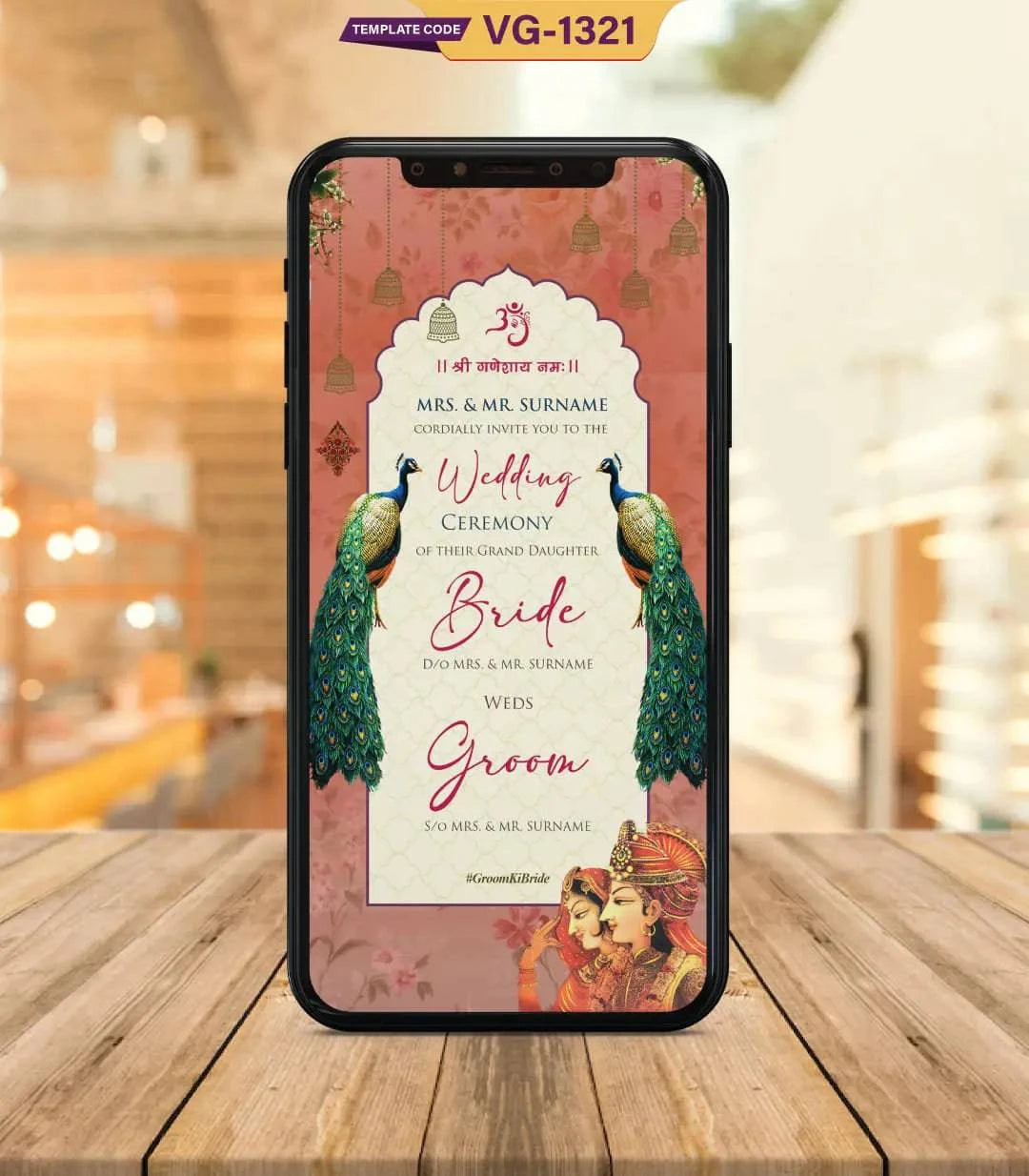 Multi Events Wedding Invitation PDF Cards