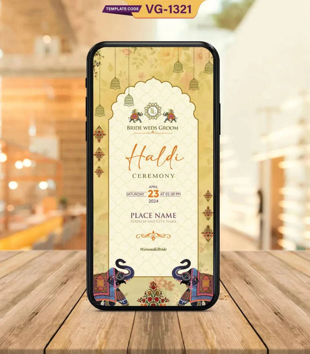 Multi Events Wedding Invitation PDF Cards