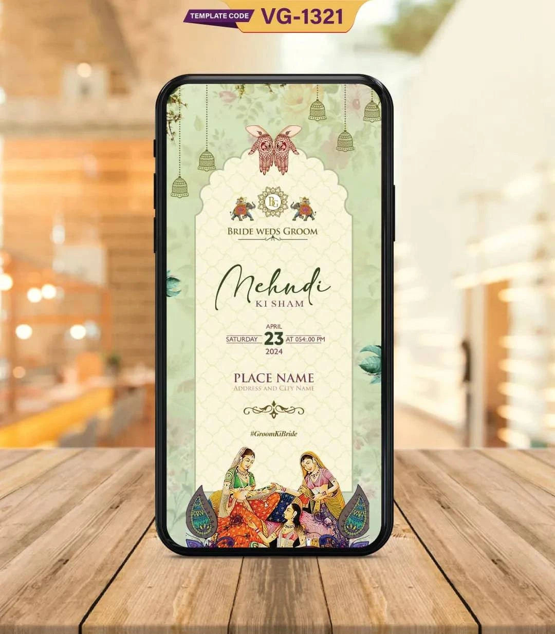 Multi Events Wedding Invitation PDF Cards