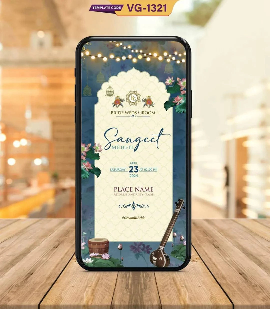 Multi Events Wedding Invitation PDF Cards