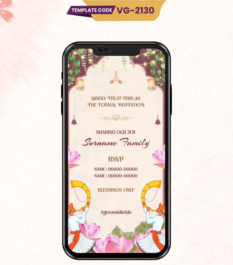 Multi Events Wedding Invite PDF