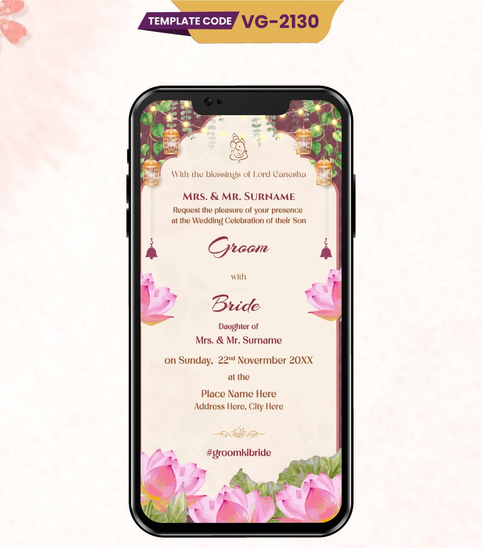 Multi Events Wedding Invite PDF