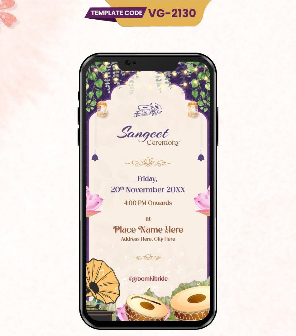 Multi Events Wedding Invite PDF