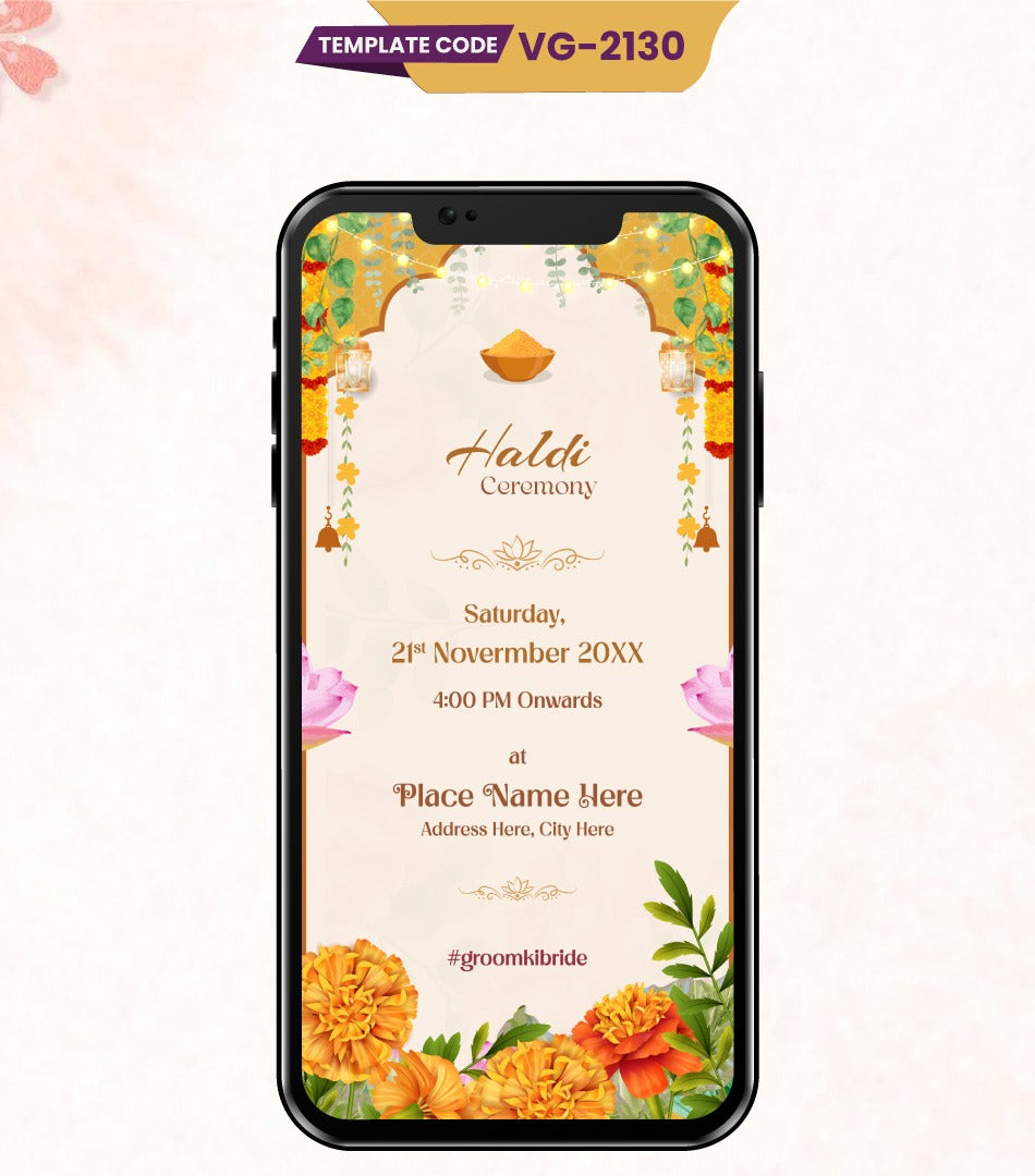 Multi Events Wedding Invite PDF