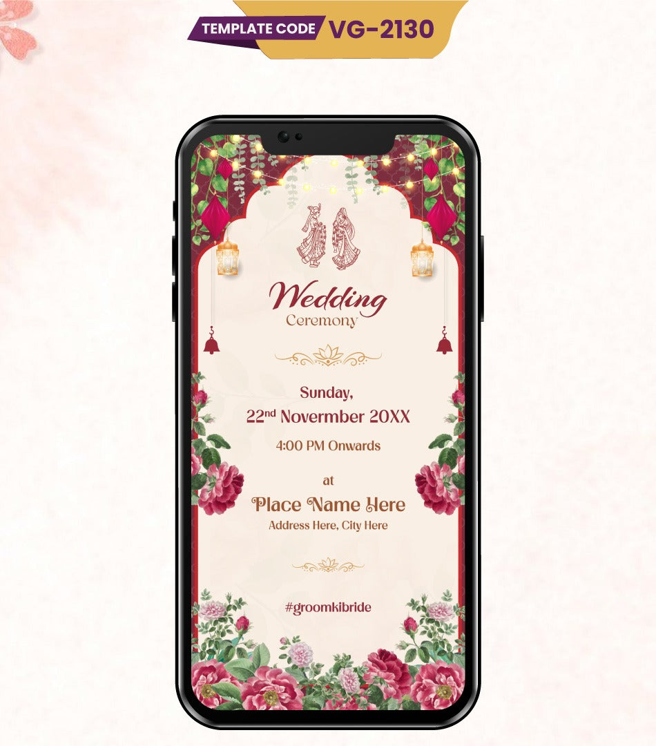 Multi Events Wedding Invite PDF