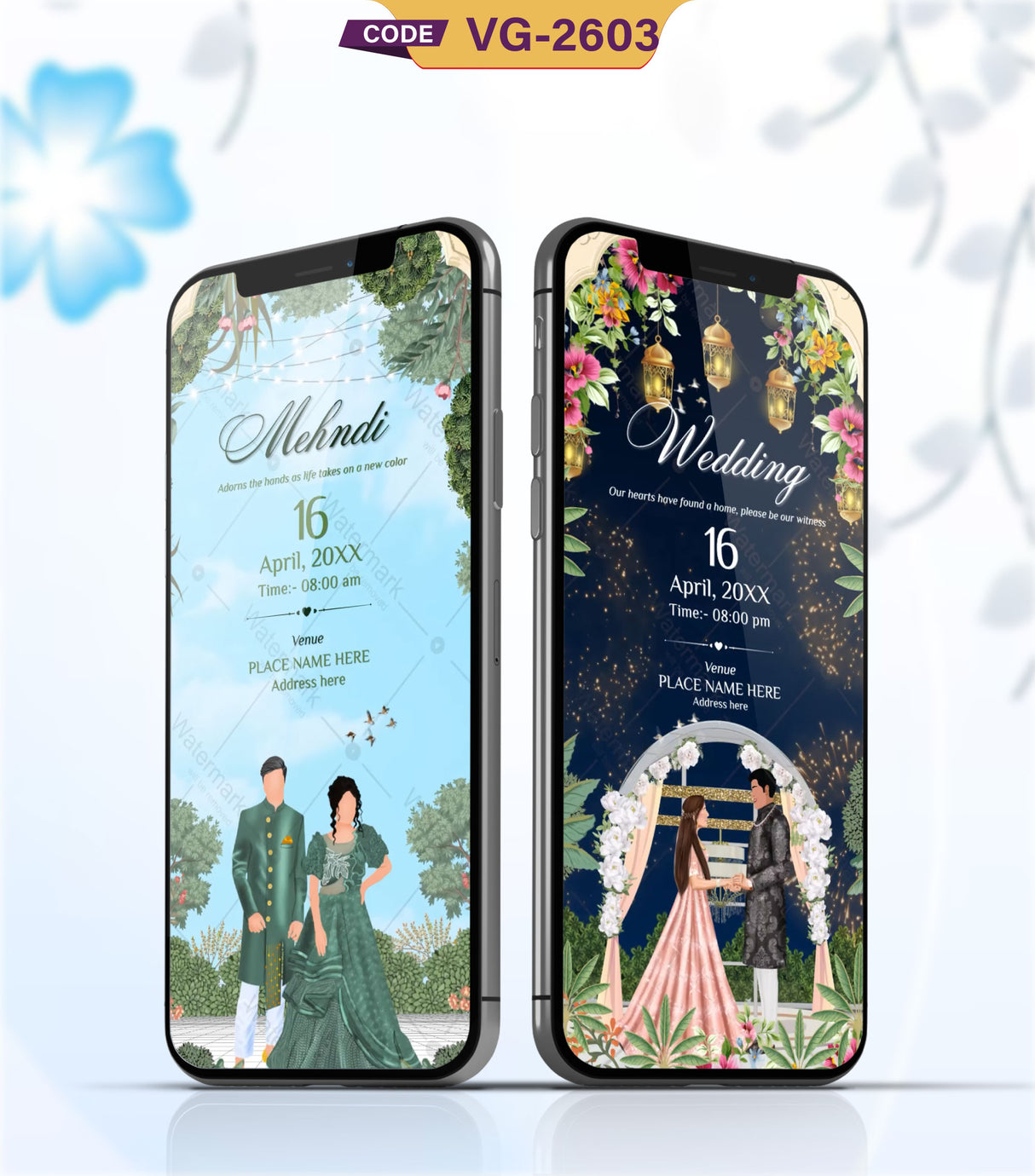 Multifunction Wedding Invitation Video