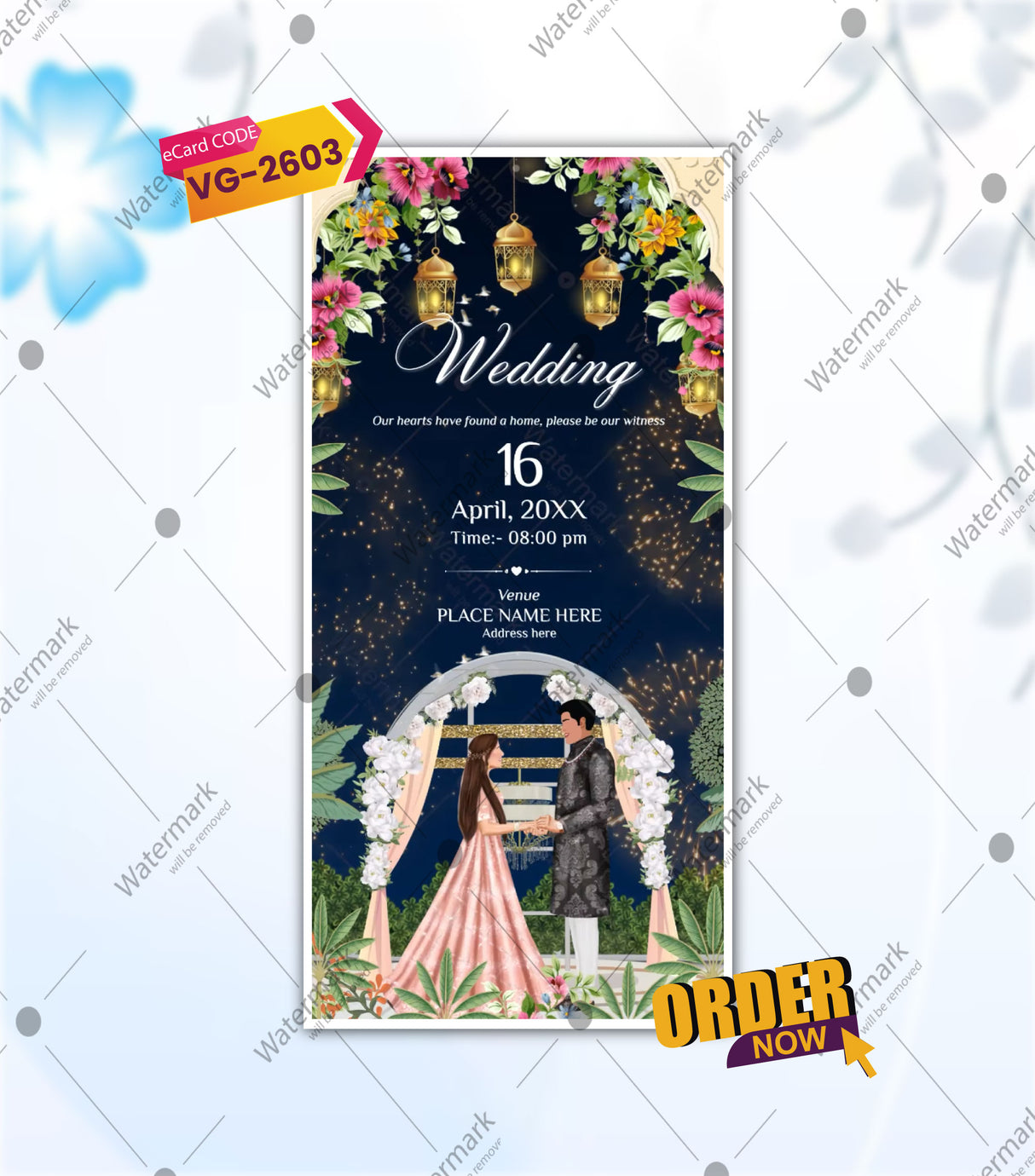 Multifunction Wedding Invitation Video