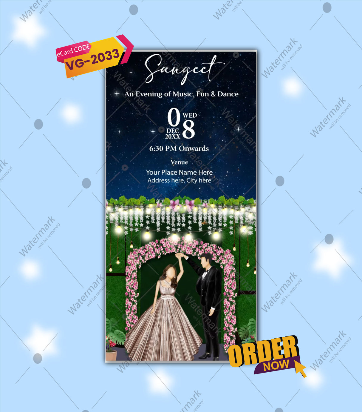 Multiple Events Wedding Invitation Video