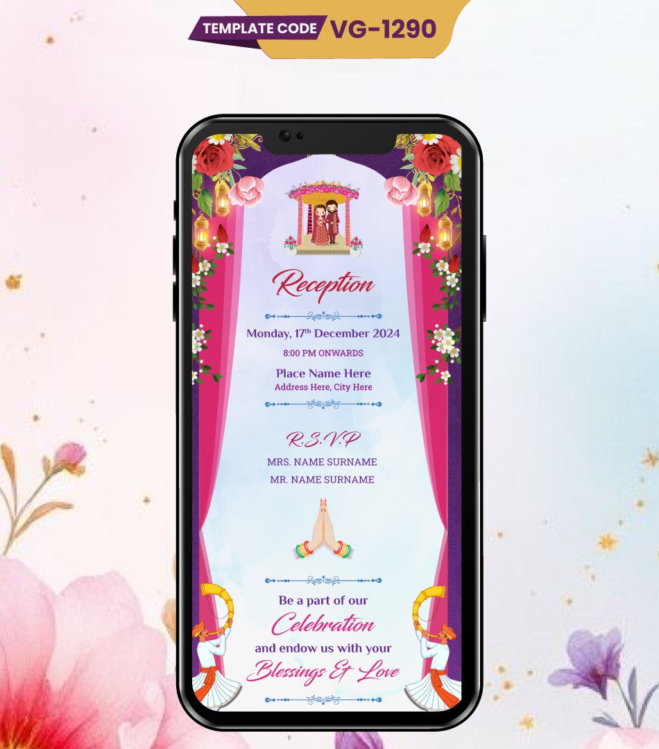 Multiple Events Wedding Invite PDF