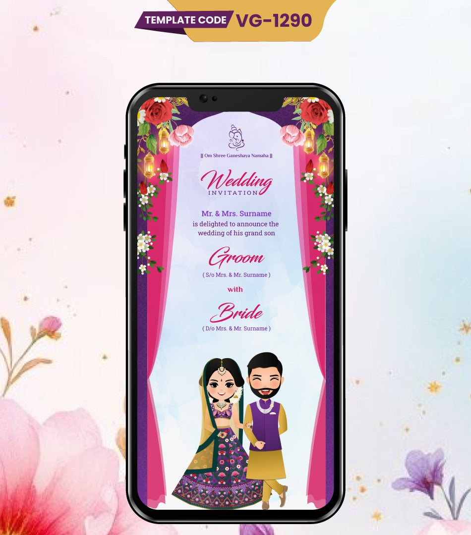 Multiple Events Wedding Invite PDF