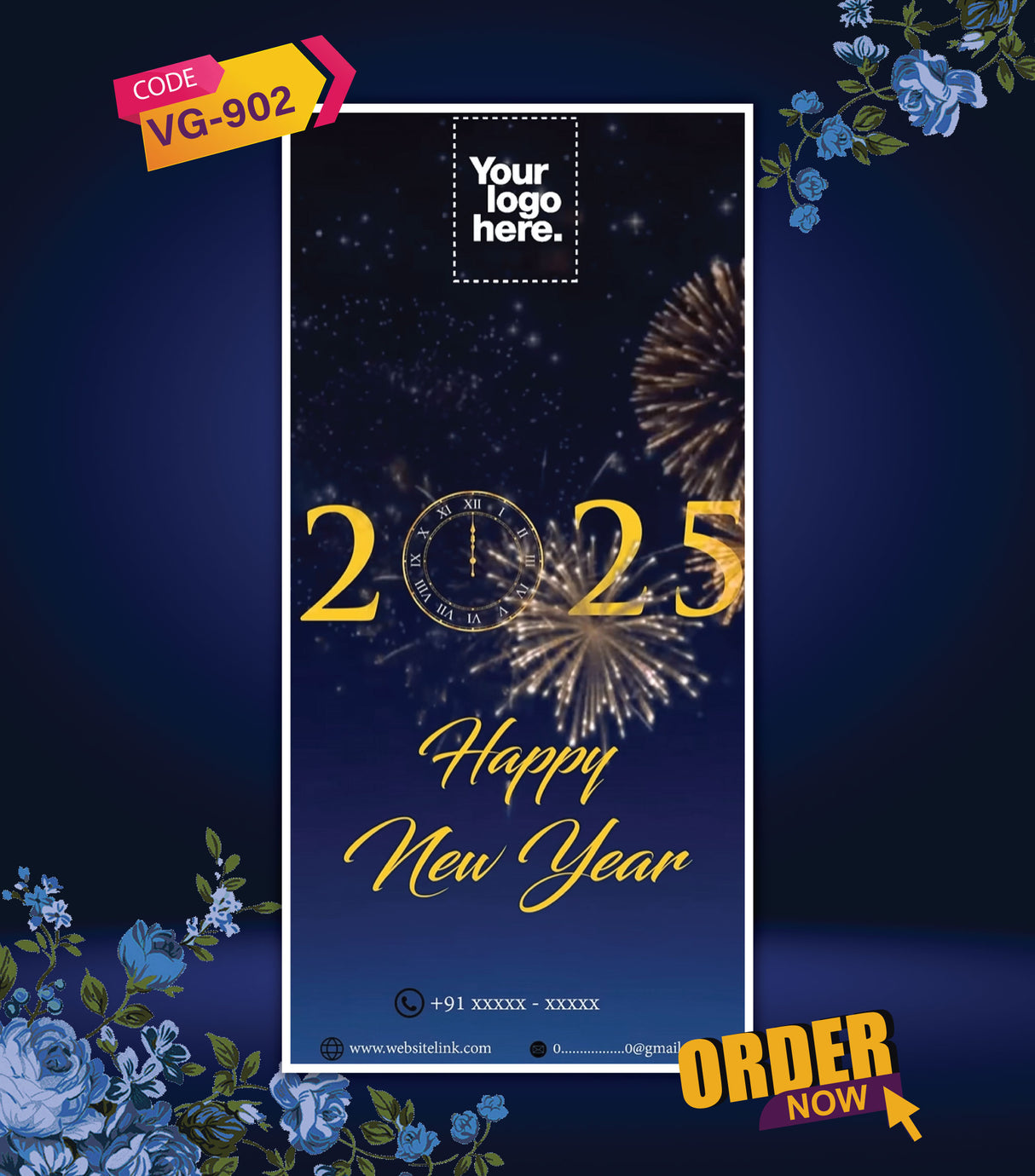 New Year 2025 Video Invitation