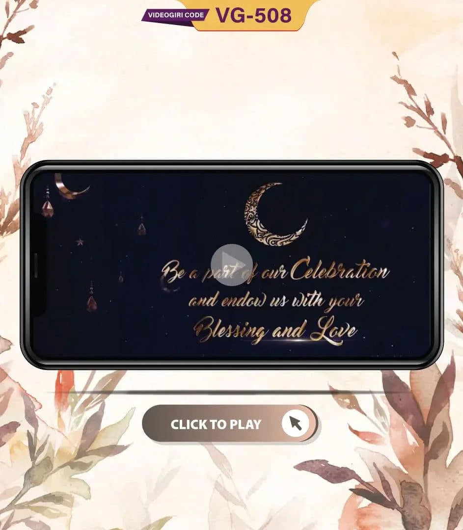 Nikaah Invitation Video