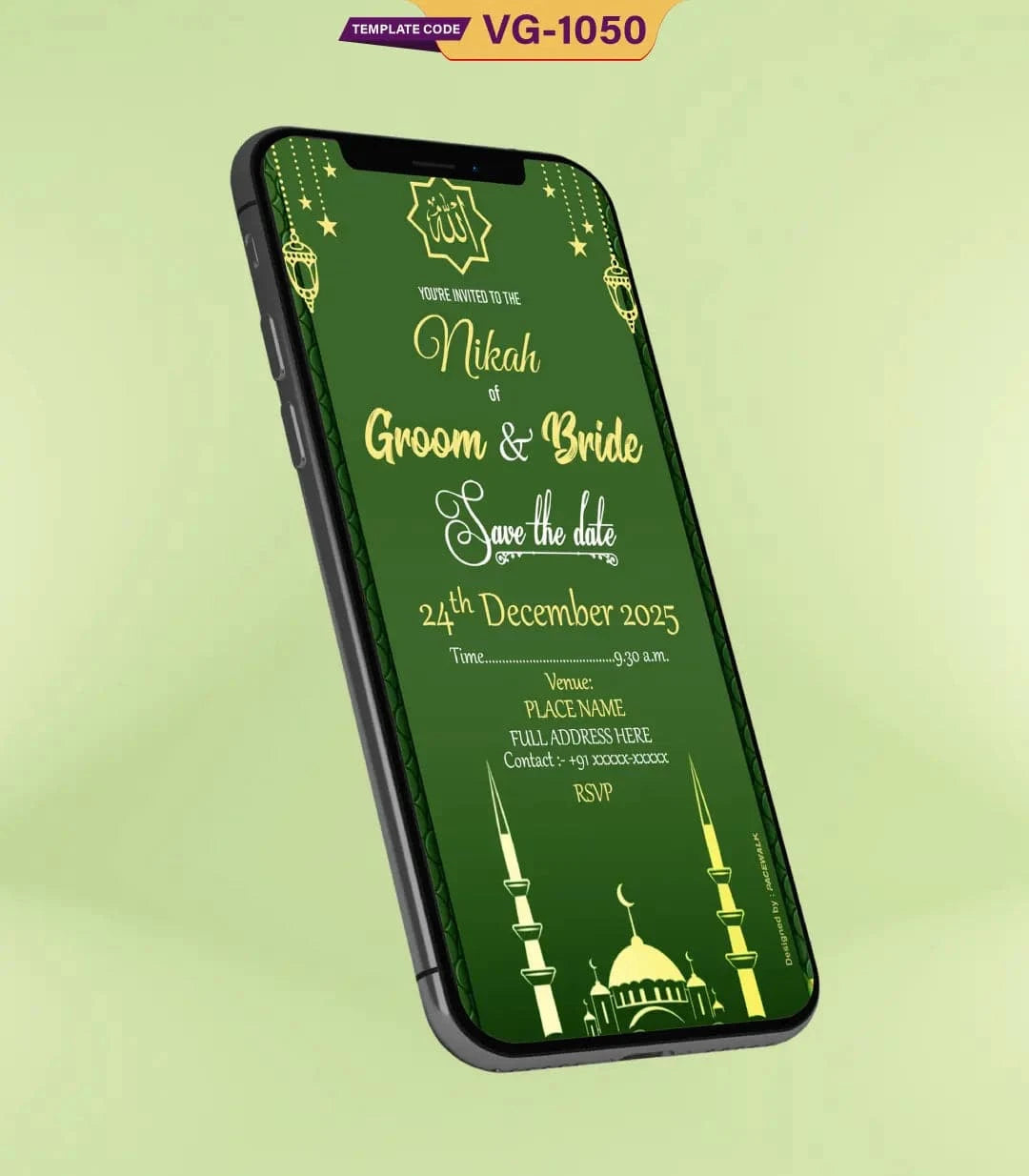 Nikah Invitation eCards For Whatsapp