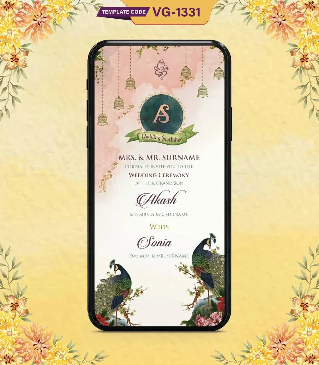 Online Traditional Wedding Invitation Video