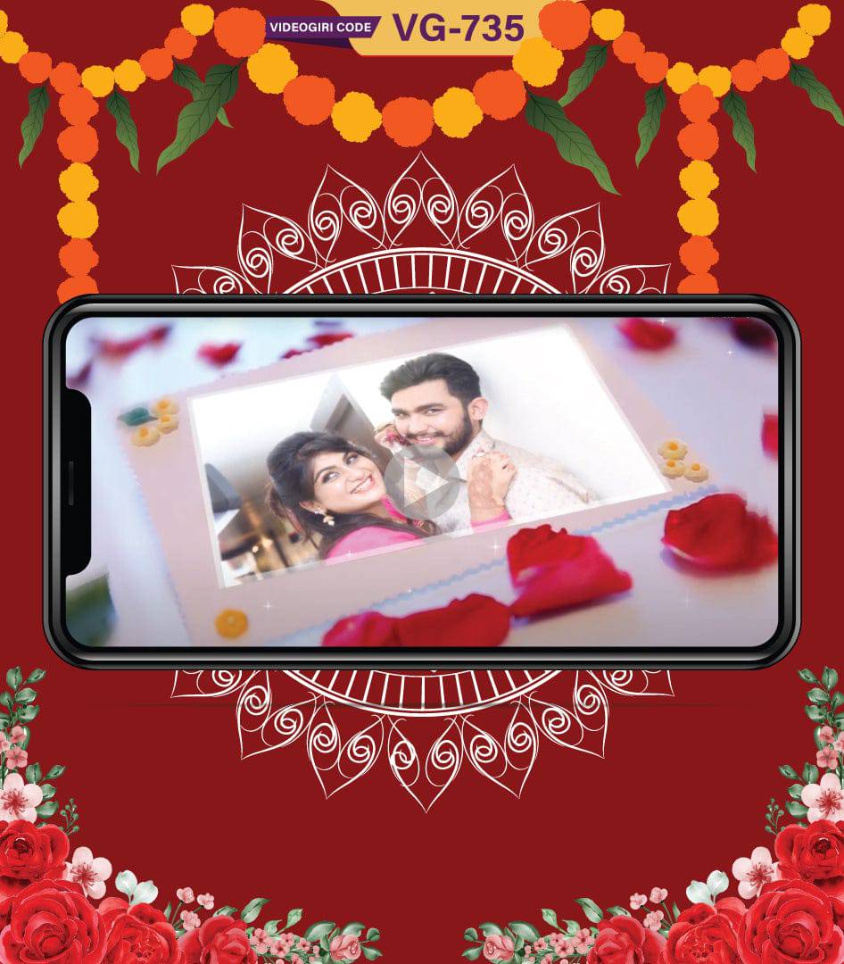 Personalise Marriage invitation Video for Whatsapp