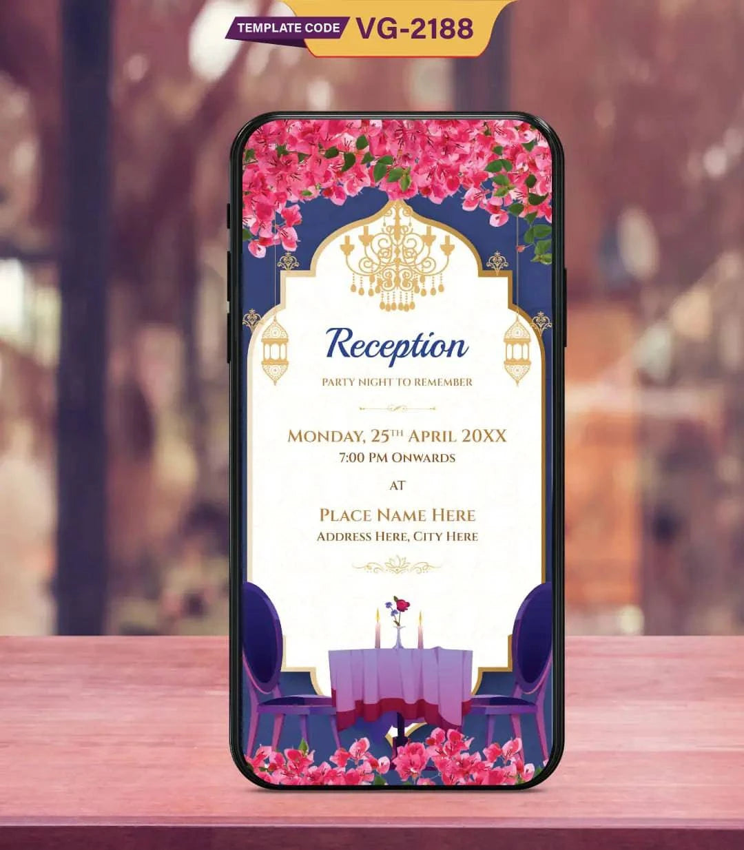 Personalized Caricature Wedding Invitation