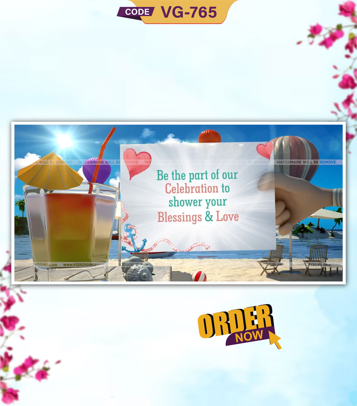 Pool Party Invitation For Wedding