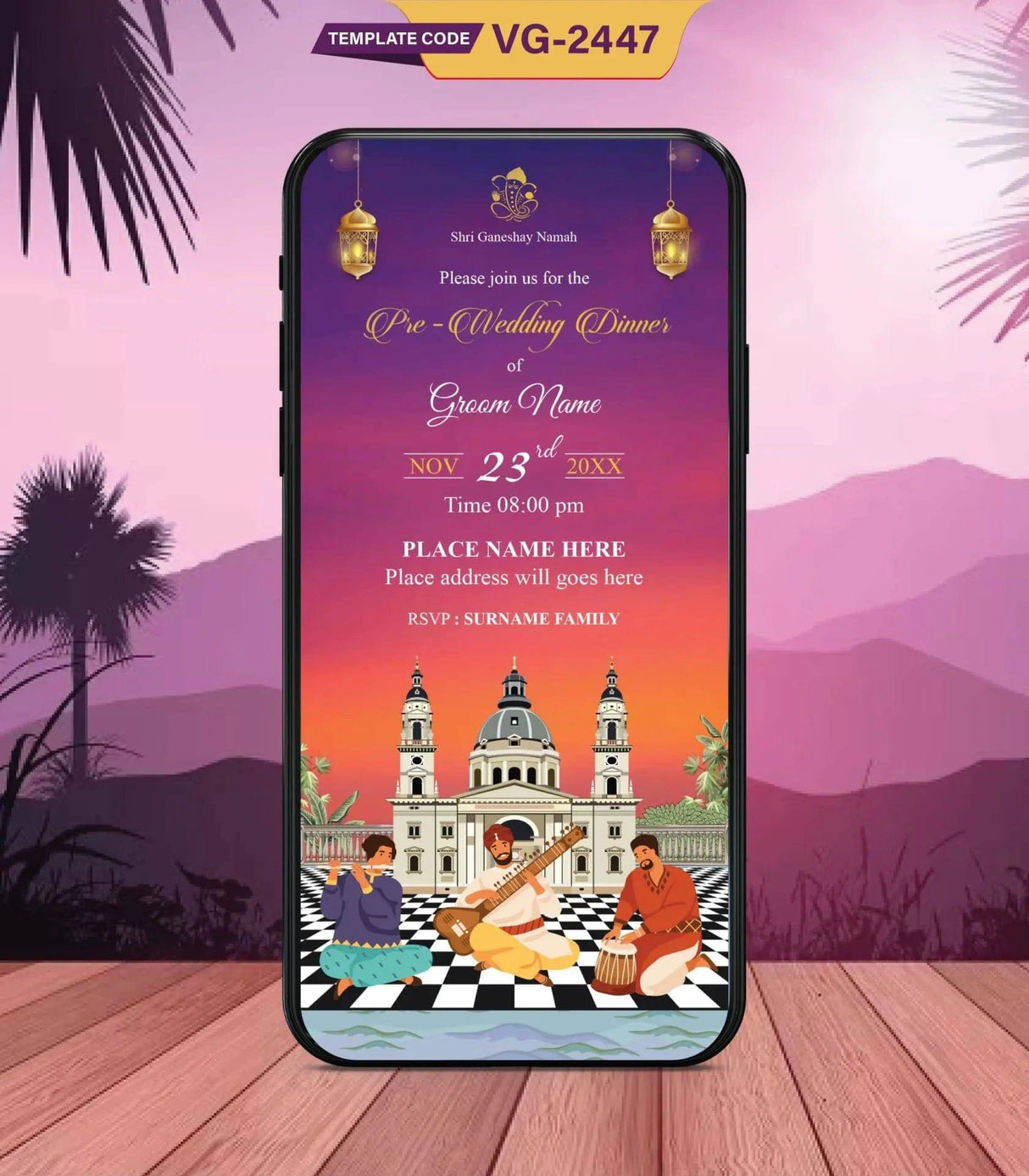 Pre Wedding Party Invitations