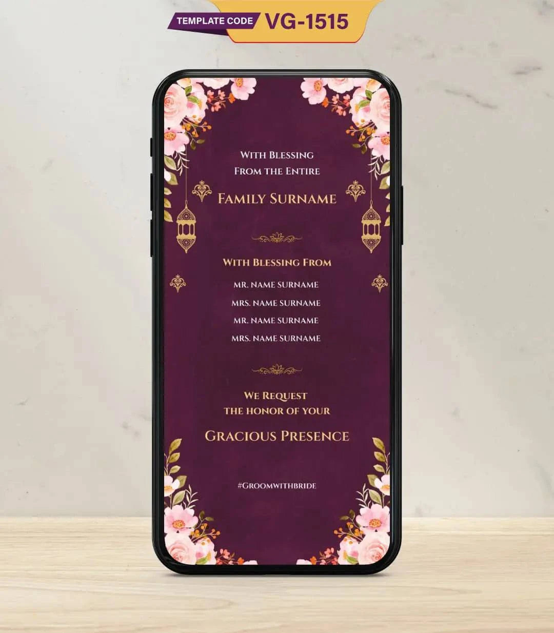 Punjabi Caricature Multiple Events Wedding Invitation PDF