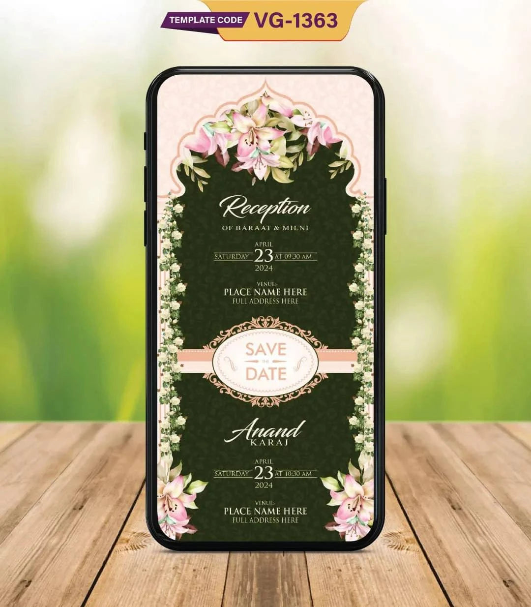 Punjabi Wedding Invitation