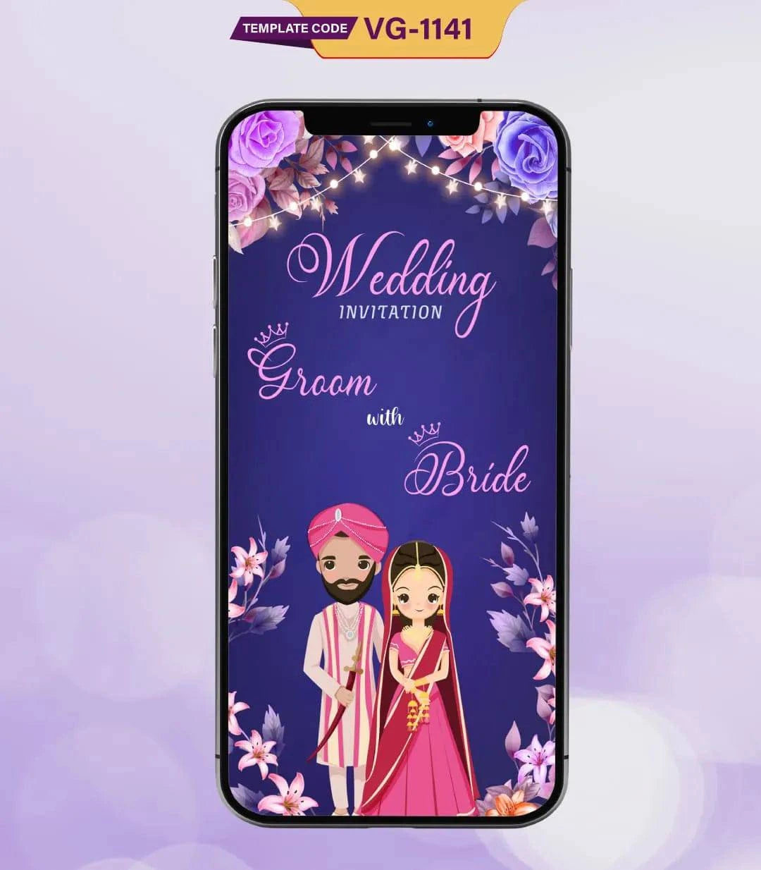 Punjabi Wedding Invitation Card