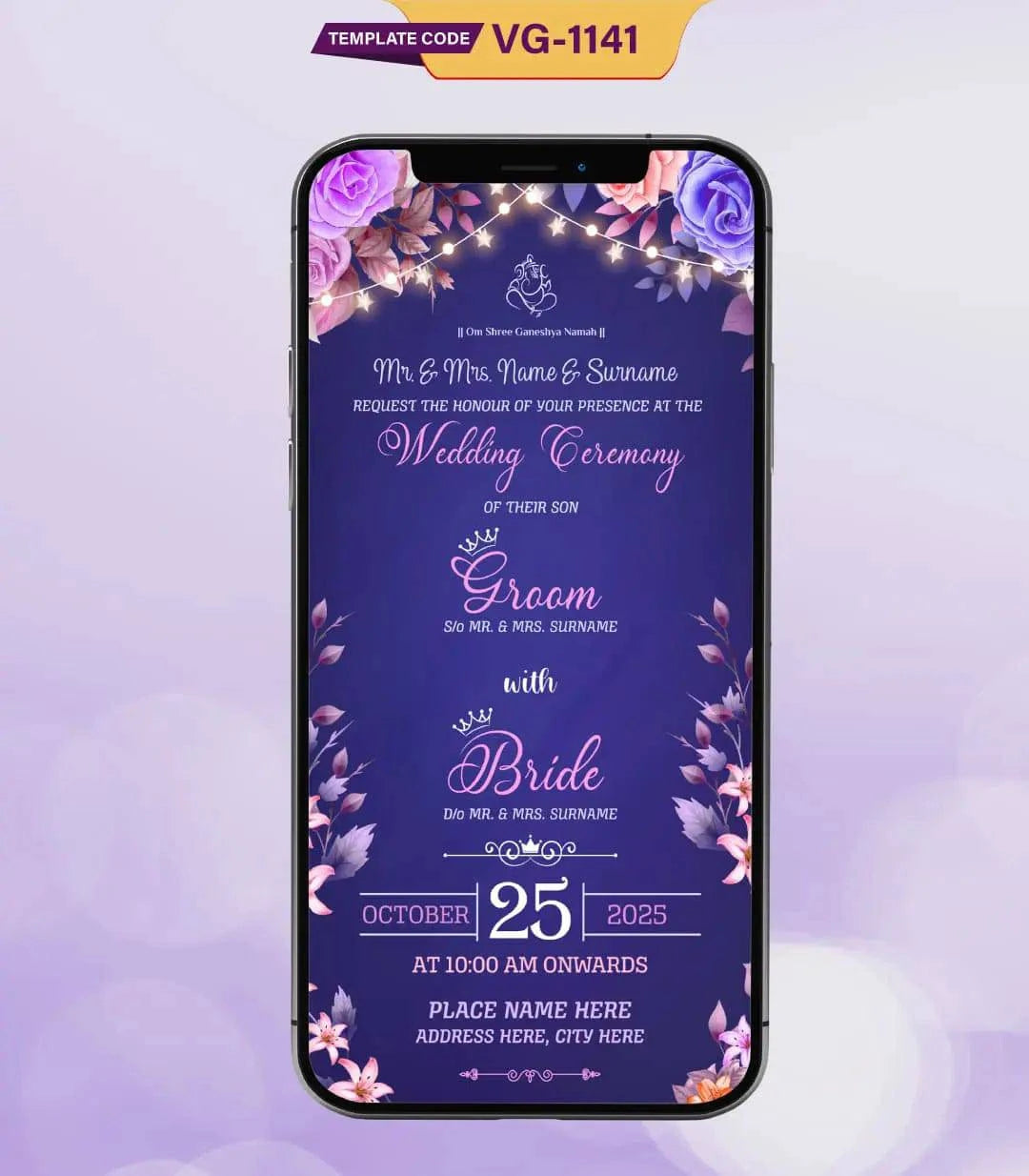 Punjabi Wedding Invitation Card