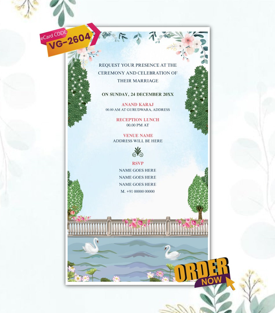 Punjabi AI Cartoon Wedding Invitation Video