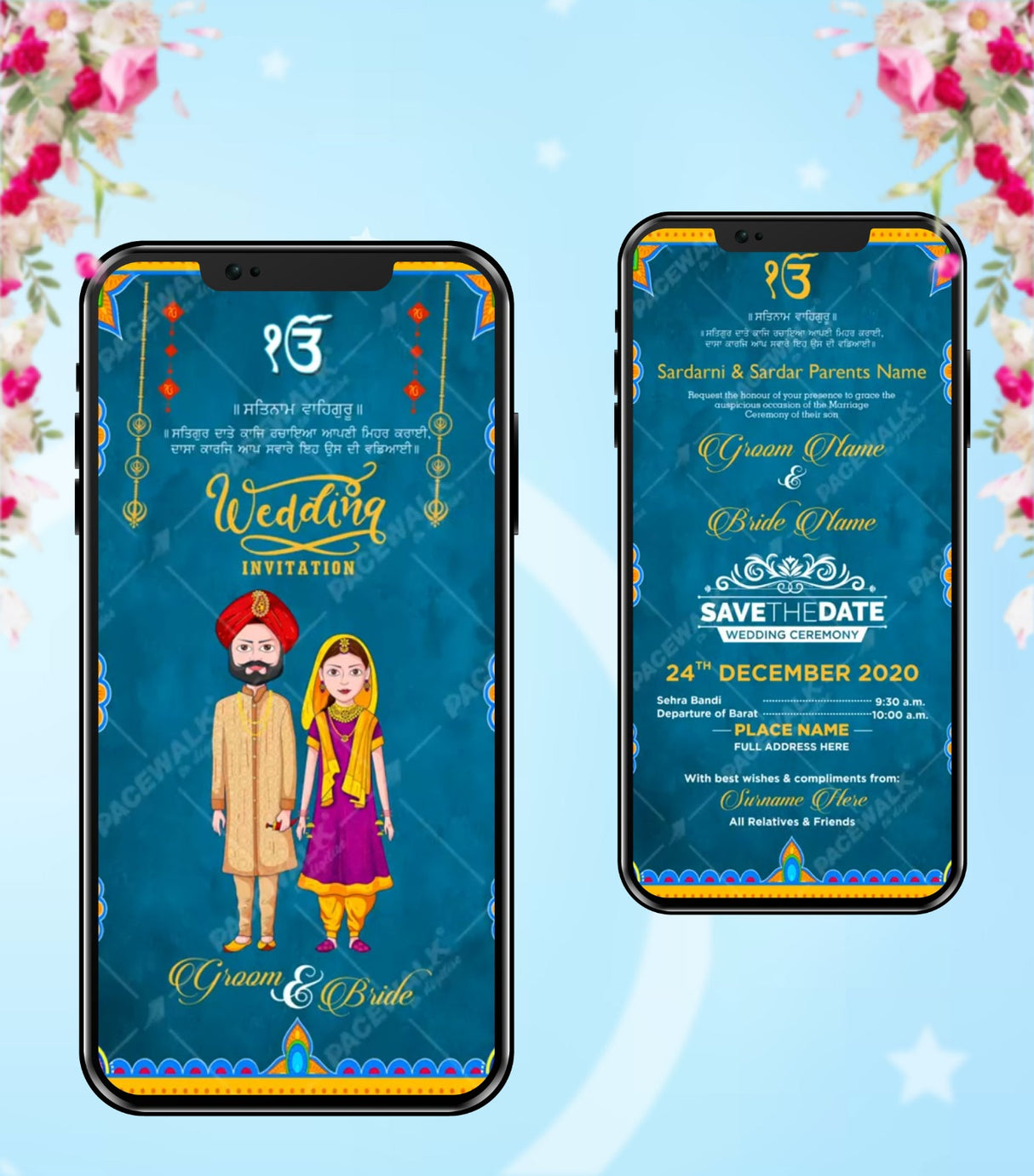 Punjabi Wedding Invitation Video